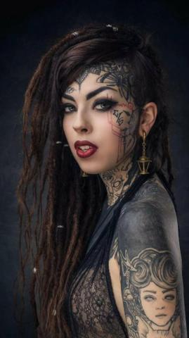 Inked Girls iPhone Wallpaper
