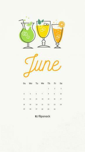June Calendar Wallpaper For Desktop Background