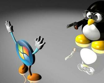 Linux Vs Windows Wallpaper HD Desktopinhq