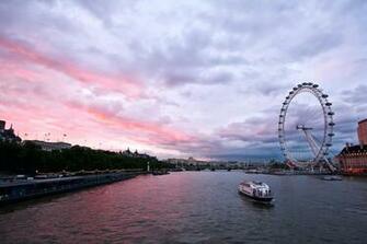 London Eye Wide Angle Wallpaper Travel HD