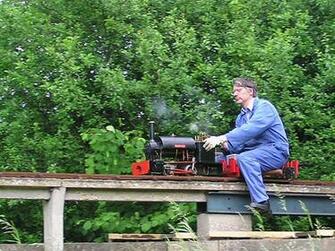 Steam Train Light Railway Model Engineering Photographic Wallpaper