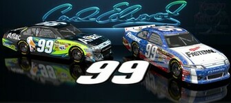 Shirtless Carl Edwards Aflac Nascar United Wicked Text Wallpaper