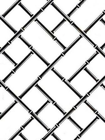 Bamboo Trellis Wallpaper In Velvet Contemporary