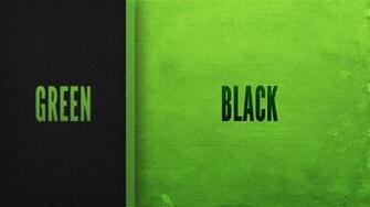 Green Black Wallpaper