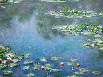 French Traditional Art Reflections Claude Monet Impressionism