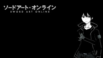 Video Games Anime Boys Black Background Sword Art Online