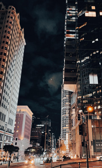 Los Angeles Downtown At Night R Pics