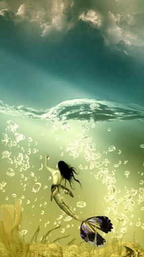 Mermaid Art Wallpaper iPhone