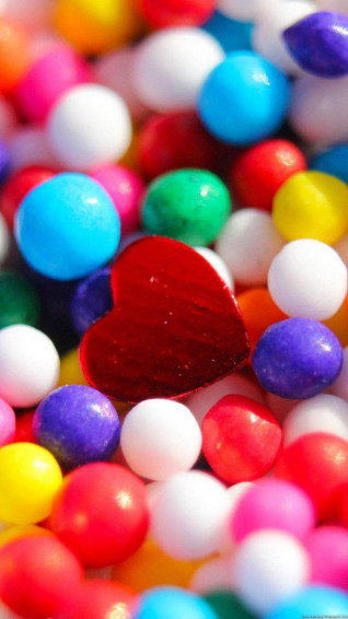 Picture For Heart iPhone Lock Screen Wallpaper