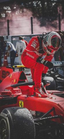 Charles Lecler Ferrari Formula Car iPhone