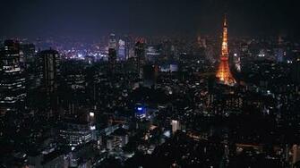 City Night Scene Wallpaper X