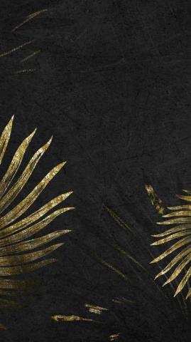 Image Of Black Mobile Wallpaper Aesthetic Tropical