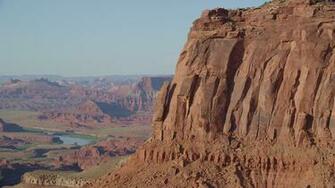 6k Stock Footage Aerial Video Approach A Cliffside Rock Formation