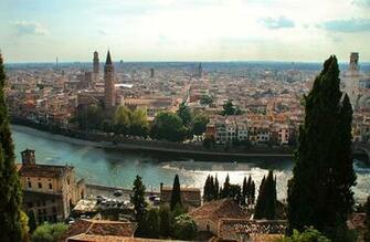 Wallpaper Italy Verona By Andrei Antipin Canal Horizon From Above