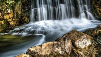 Rhine Falls In Switzerland HD Wallpaper