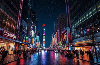 Street Wallpaper HD Night City