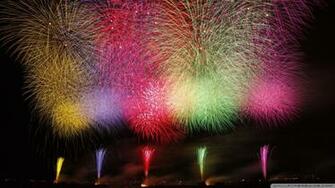 Amazing Fireworks Ultra HD Desktop Background Wallpaper For