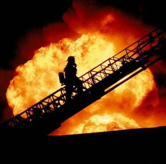 Iaff Award Winning Picture From A Roofing Company Fire Last January
