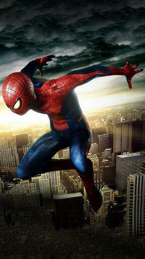 Spiderman In The Air iPhone Wallpaper