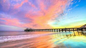 Venice Beach Sunset Wallpaper At Wallpaperbro