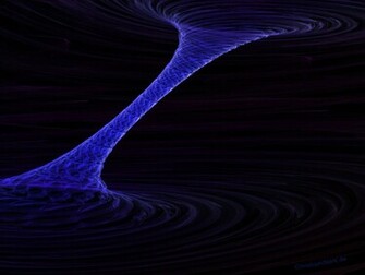 Wallpaper Wormhole Strudel Aus Blauen Linien Auf Schwarzem