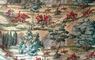 Hunt Scene Fabric Fabricgallery Co Uk Showcase Hunting