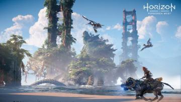 Aloy Horizon Forbidden West Scenery Ps5 4k Wallpaper