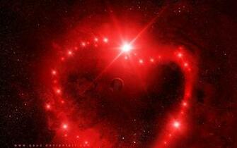 Red Background Planets Stars Wallpaper And Image