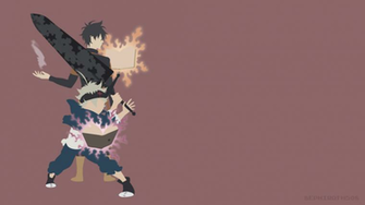 Asta And Yuno Black Clover Minimalist By Sephiroth508