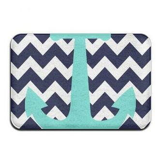 Amazon A Green Anchor In Striped Background Custom Durable