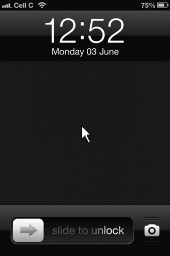 iPhone Cursor Lockscreen Wallpaper By Noodle98