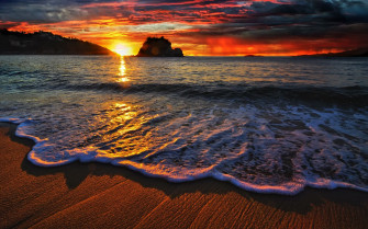 Best Beach Sunset Desktop Wallpaper