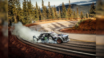 Ken Block Climbs Pikes Peak In Ford Mustang Names It