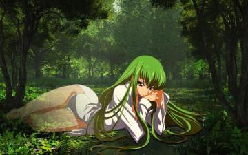 Code Geass Green Hair C Golden Eyes Anime Girls Wallpaper