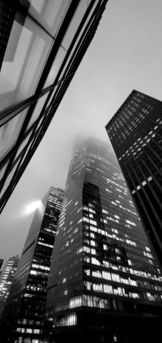 Wallpaper New York City Black White Building Architecture