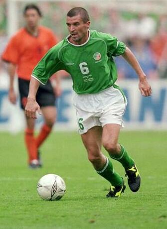 Roy Keane Republic Of Ireland Holland Football