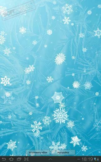 Snowflakes Live Wallpaper