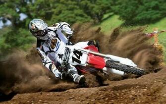 Wallpaper Honda Crf 450r In Motocross Rally Race Desktop
