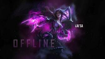 Wallpaper Kaisa Lol Offline Stream By Bearnakkadesign