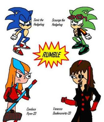 Request Sonic Candace 2d Vs Scourge Vanessa By Rocketsonic On