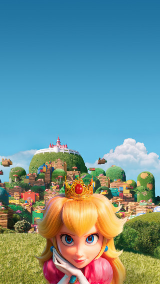 Textless Poster The Super Mario Bros Movie Peach