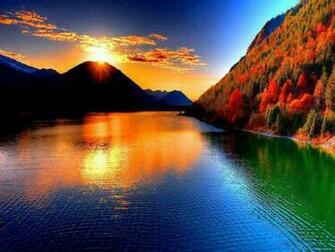 Fall Sunset Wallpaper