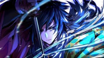Giyu Tomioka Kimetsu No Yaiba 4k Wallpaper