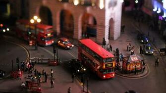 Tilt Shift Miniature Effect Scene