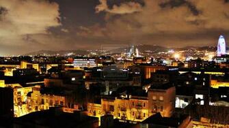 Barcelona Night Spain Wallpaper By Tessiechester