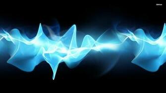 Abstract Sound Waves Wallpaper Pc