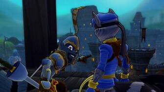 Sly Cooper Thieves In Time Video Game Wallpaper Of
