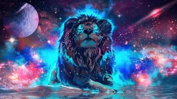 Lion Art Wallpaper 4k