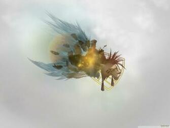 Final Fantasy Abstract Nanaki Ultra HD Desktop Background