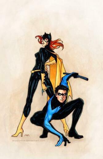 Batgirl And Nightwing By